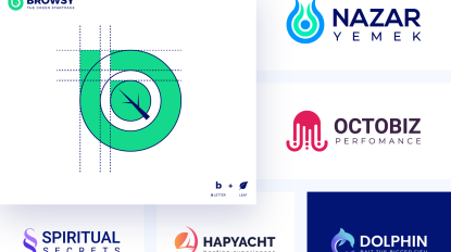 A series of logos designed for companies