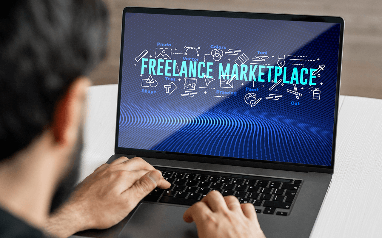 A guide on initiating a freelance marketing business, featuring essential steps and strategies for success