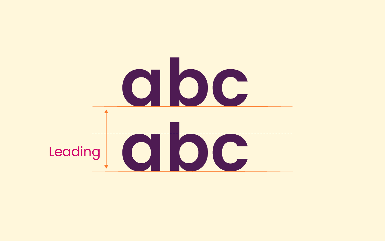 The word "abc" displayed in a vibrant purple and white color scheme, emphasizing its bold and modern design